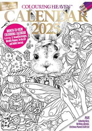 Colouring Heaven 2025 Calendar (Digital Download)